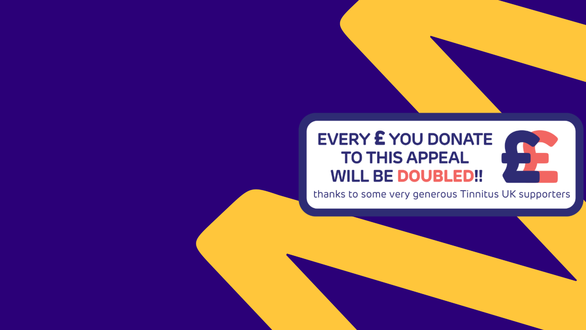 Tinnitus UK Appeal 2025