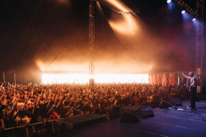What does a safe listening festival sound like? Tinnitus UK at ArcTanGent Festival